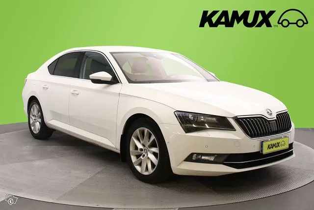 Skoda Superb 2,0 TDI 150 Style BusinessLine DSG Autom. / Juuri huollettu / Pa-lämmitin / Vetokoukku / Ambient / Image 1